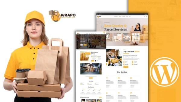 Wrapo Courier And Delivery Service WordPress Theme