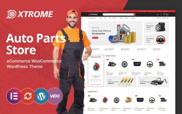 Xtrome – Auto and Spare Parts WooCommerce Theme