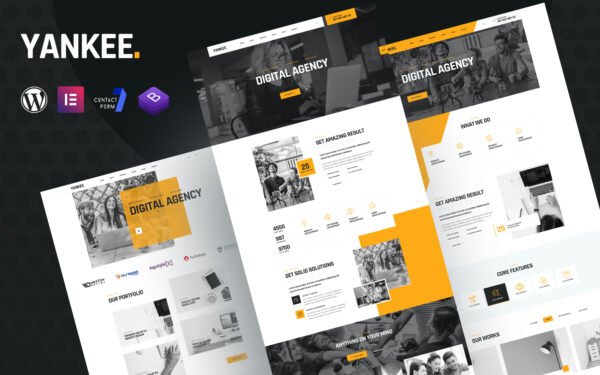 Yankee – Digital Agency Elementor WordPress Theme