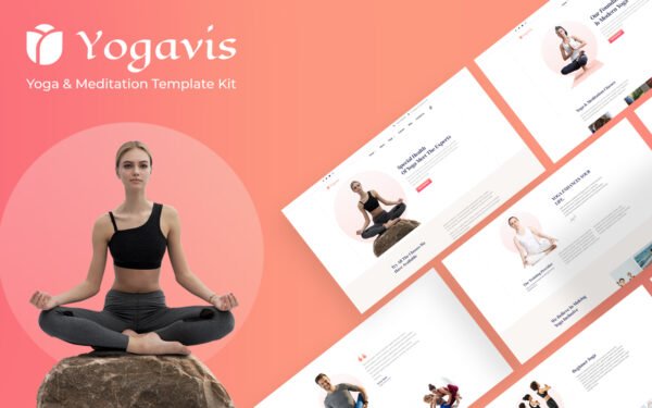 Yogavis Elementor Template kit Elementor Kit