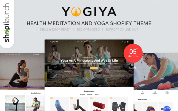 Yogiya – Health Meditation And Yoga Shopify Theme