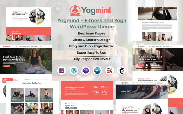 Yogmind – Fitness and Yoga WordPress Theme