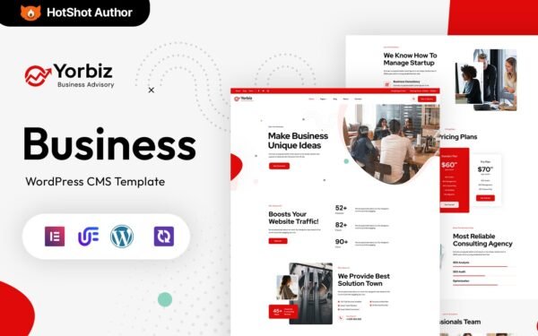 Yorbiz – Business Multipurpose WordPress Elementor Theme WordPress Theme