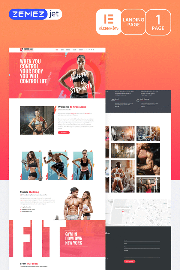 YourWOD – Crossfit Elementor Kit