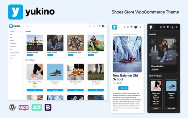 YUKINO – Shoe Store WooCommerce Theme