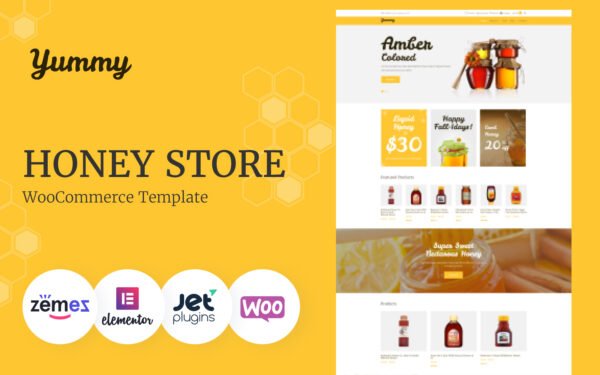 Yummy – Honey Store WooCommerce Theme