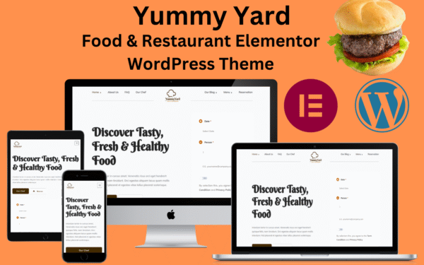 Yummy Yard – Food & Restaurant Elementor WordPress Theme