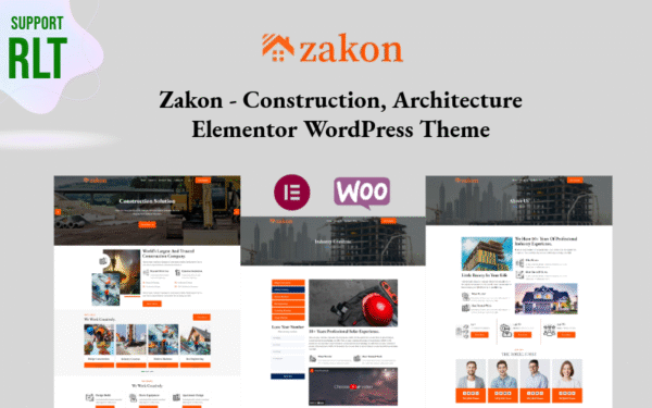 Zakon – Construction, Architecture Elementor WordPress Theme