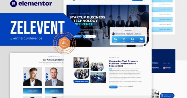 Zelevent – Event & Conference Elementor Template Kit