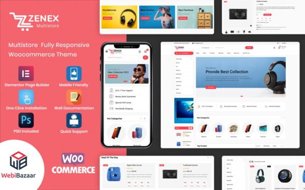 Zenex – Multipurpose eCommerce WooCommerce Theme