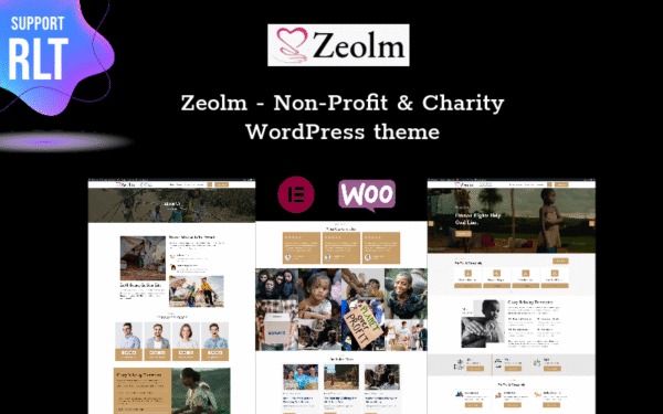 Zeolm – Non-Profit & Charity WordPress theme WordPress Theme