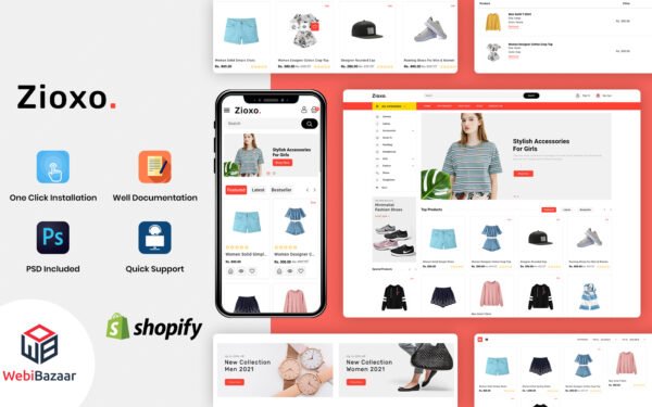 Zioxo – Multipurpose E-commerce Shopify Template Shopify Theme