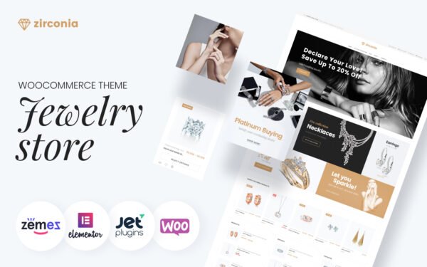 Zirconia – Fashion Jewelry WooCommerce Theme