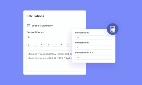 User Registration Calculations